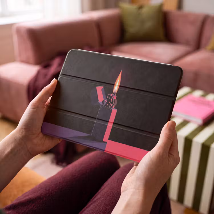 iPad hoes - Aansteker - Vlam - Donker — 4