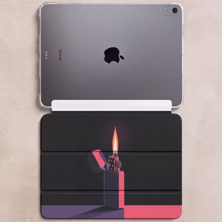 iPad hoes - Aansteker - Vlam - Donker — 6