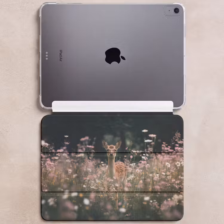 iPad hoes - Hert - Wilde bloemen - Bos — 6