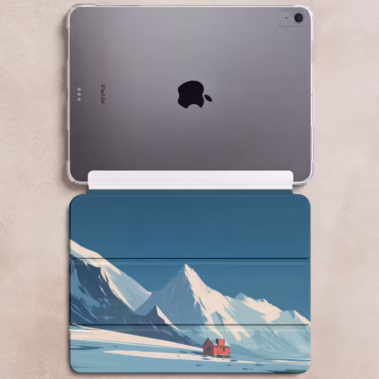 iPad hoes - Huis - Berglandschap - Sneeuw — 6