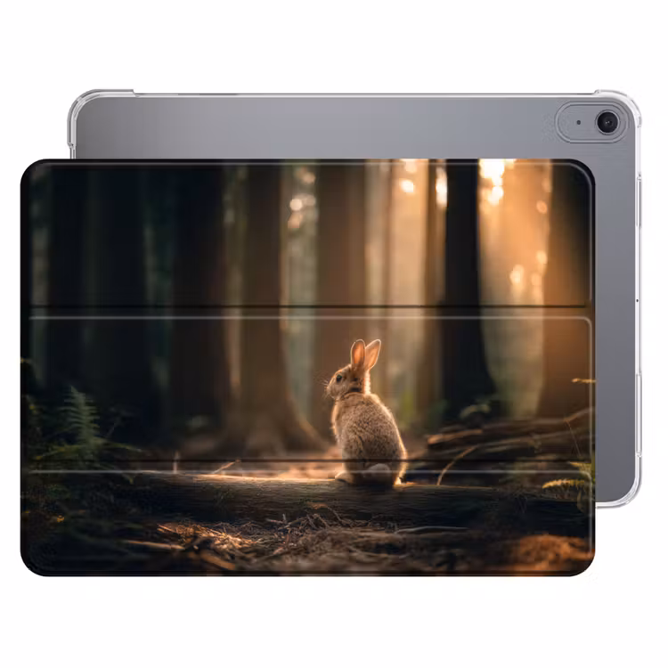 iPad hoes - Konijn - Bos - Zonnestralen — 1