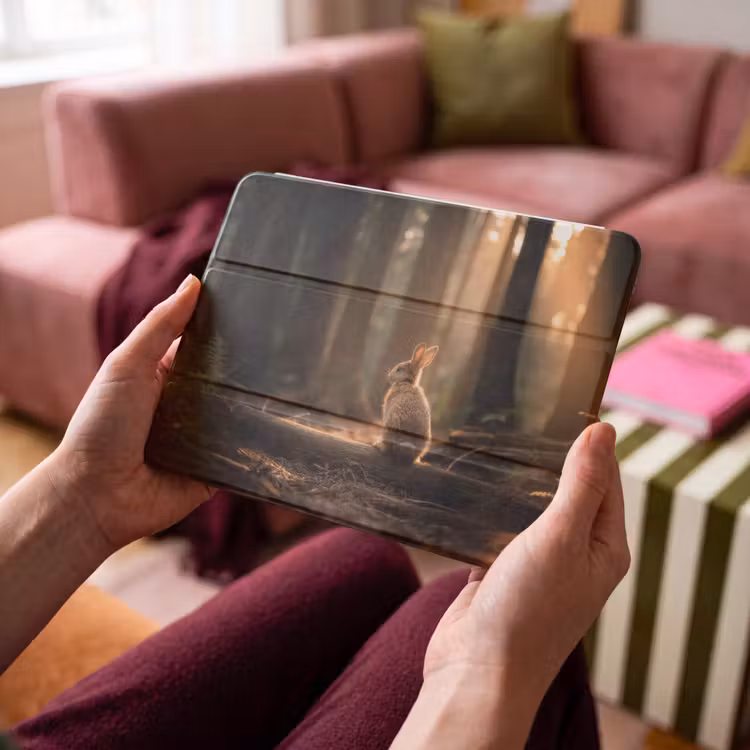 iPad hoes - Konijn - Bos - Zonnestralen — 4