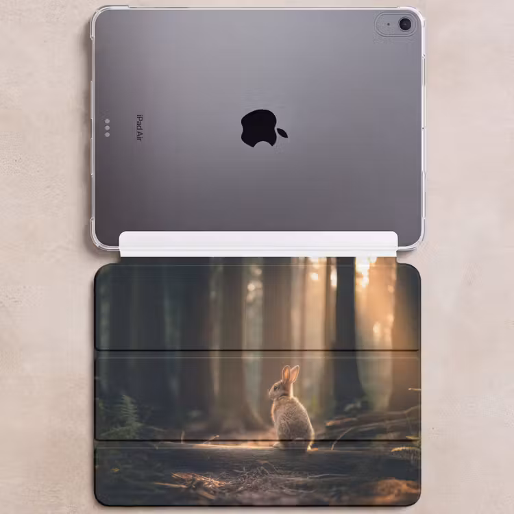 iPad hoes - Konijn - Bos - Zonnestralen — 6