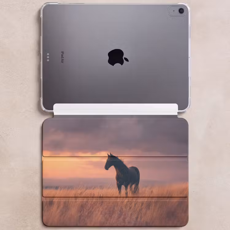 iPad hoes - Paard - Wolken - Open veld — 6