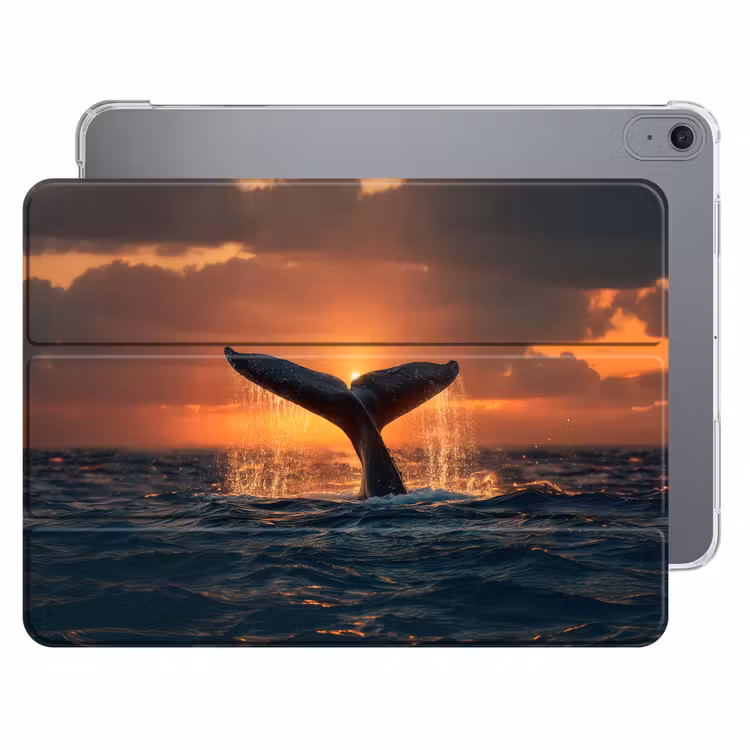 iPad hoes - Walvis staart - Water - Zonsondergang — 1