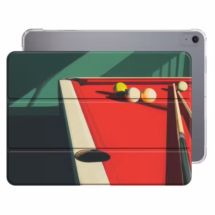 iPad hoes - Biljarttafel - Ballen - Rood - Schaduw — 1