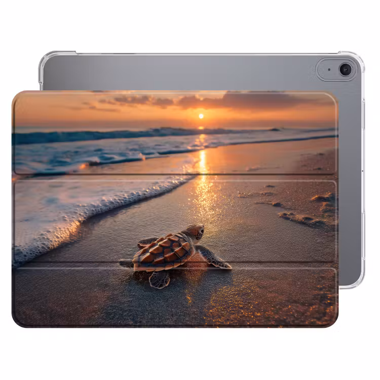 iPad hoes - Schildpad - strand - Zonsondergang — 1