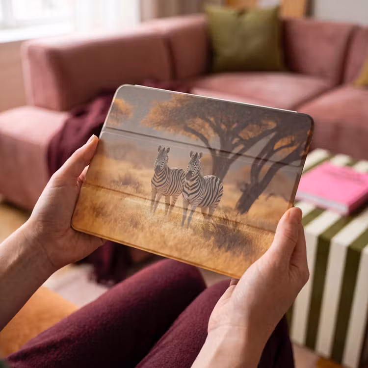 iPad hoes - Zebra's - Savannelandschap - Gras — 4