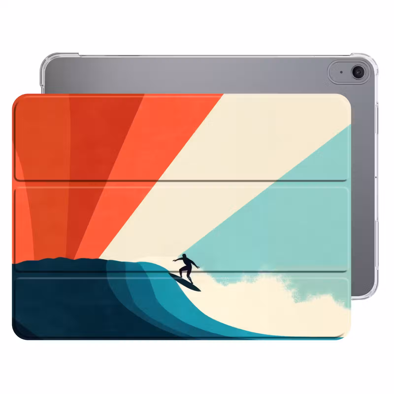 iPad hoes - Surfer - Abstract - Golven - Zonnestralen — 1