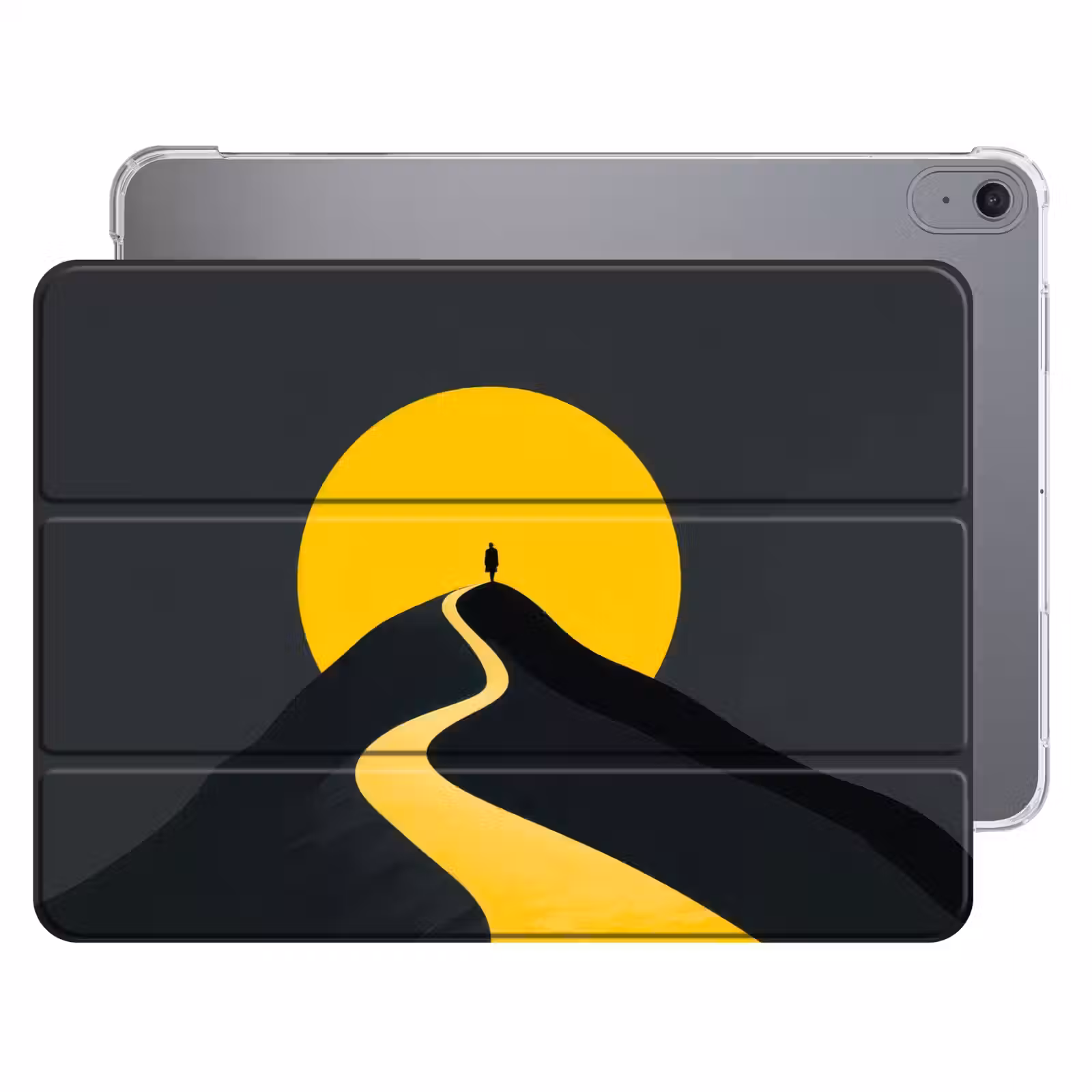iPad hoes - Zon - Heuvel - Pad - Geel — 1