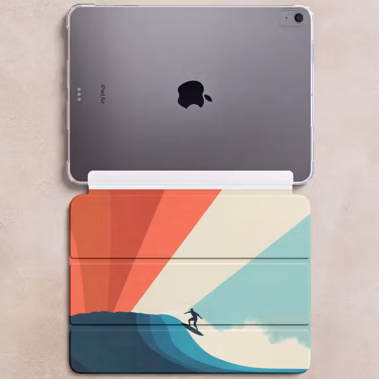 iPad hoes - Surfer - Abstract - Golven - Zonnestralen — 6