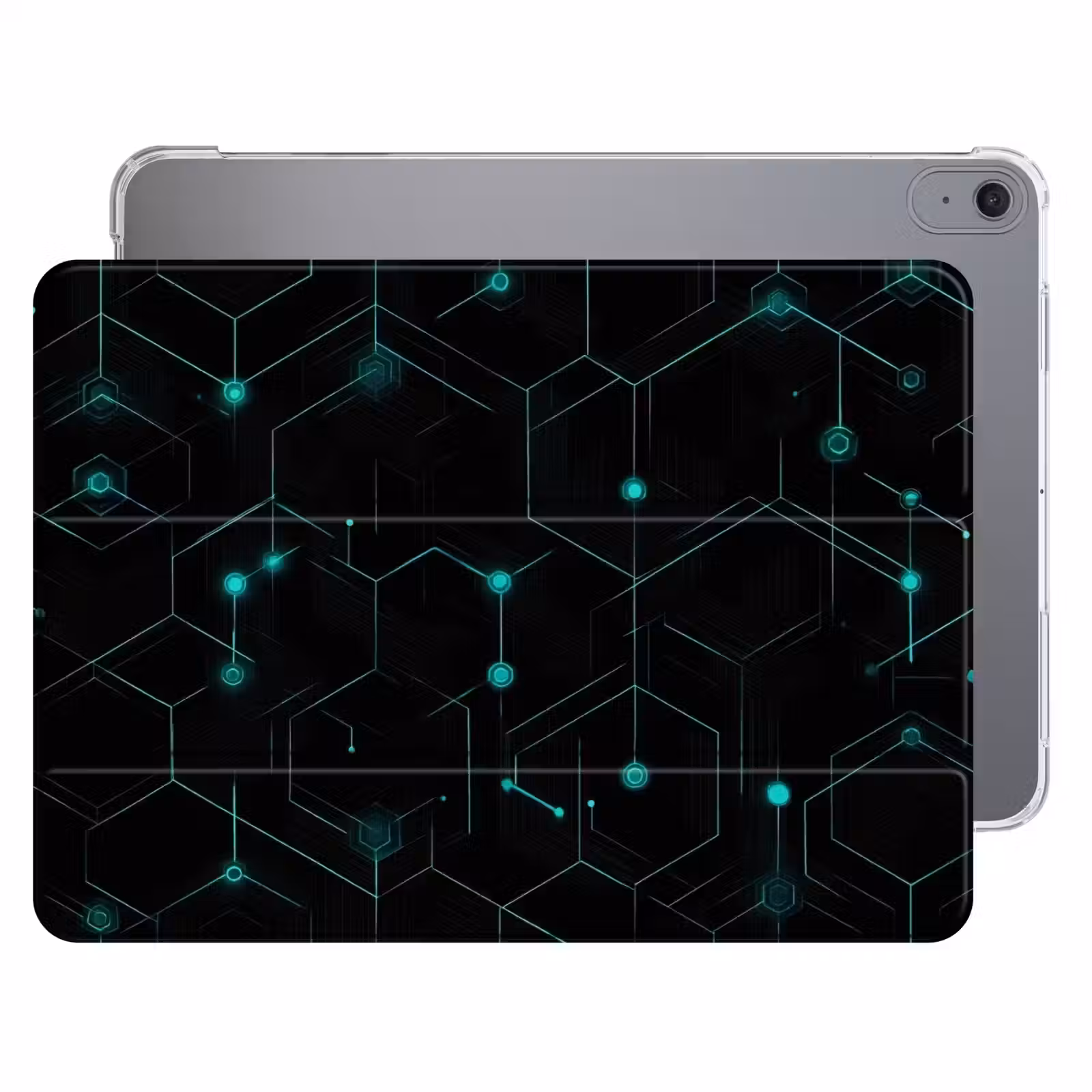 iPad hoes - Gaming - Netwerk - Blauw - Punten - Patroon — 1