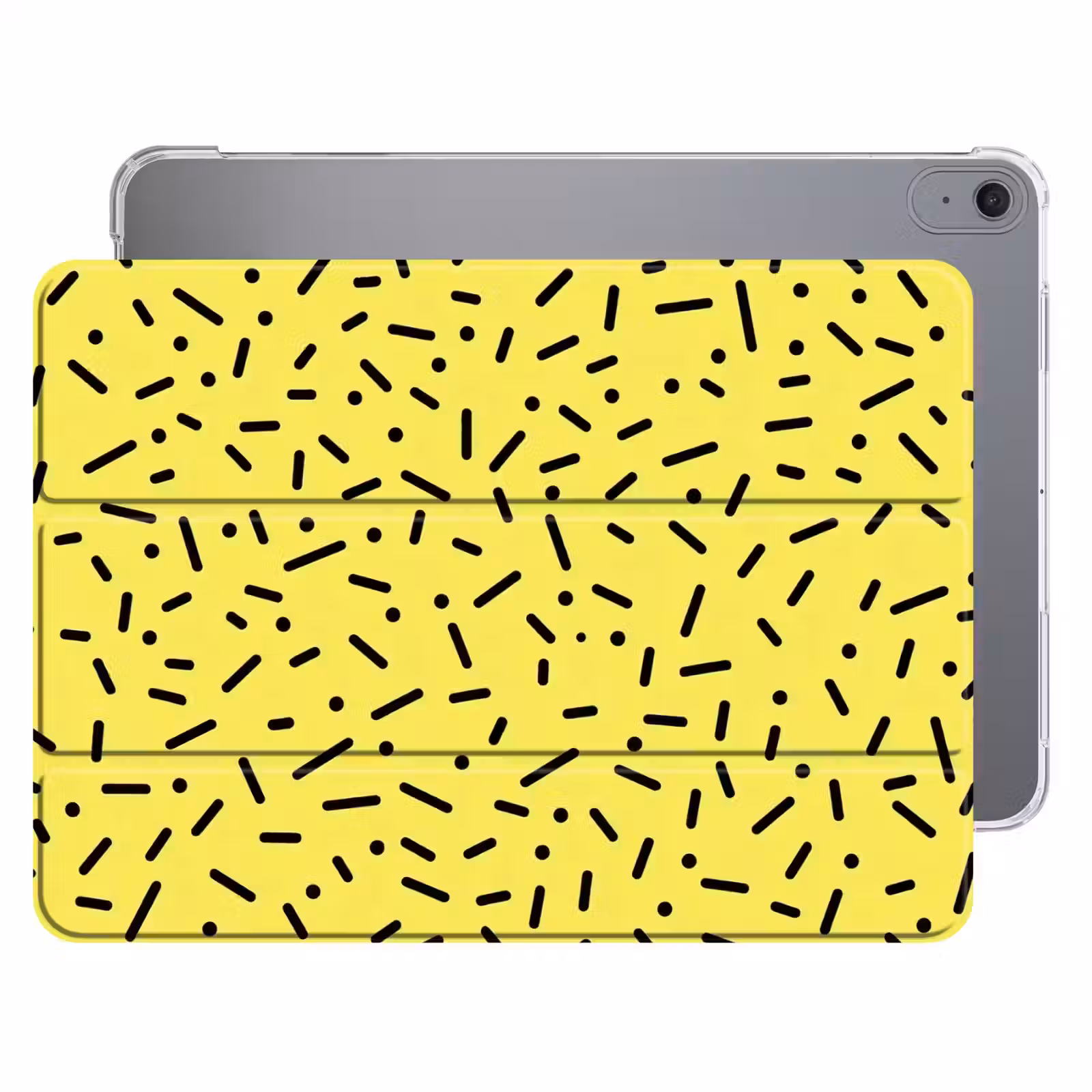 iPad hoes - Gaming - Stippen - Strepen - Geel — 1