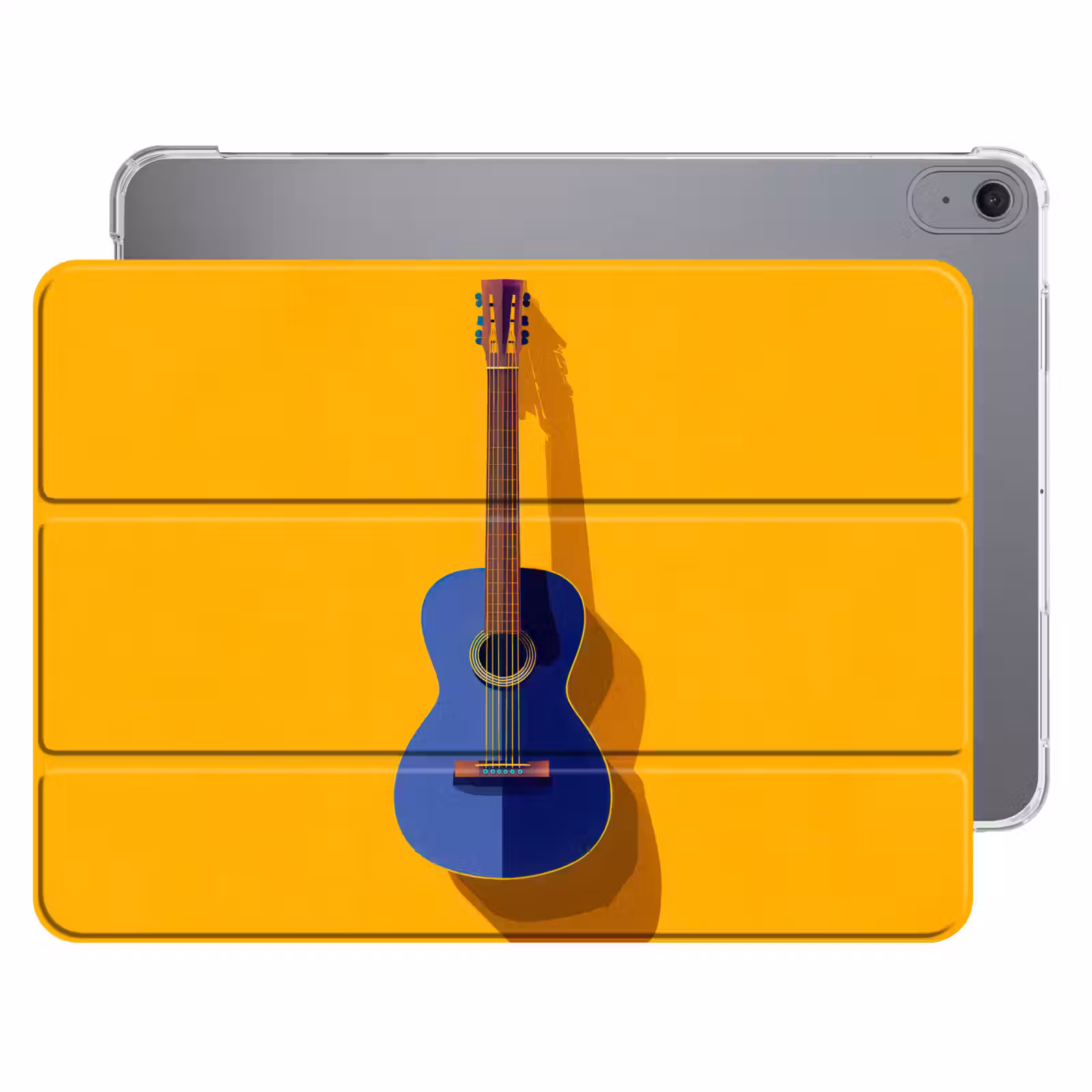 iPad hoes - Gitaar - Akoestisch - Minimalistisch - Geel — 1