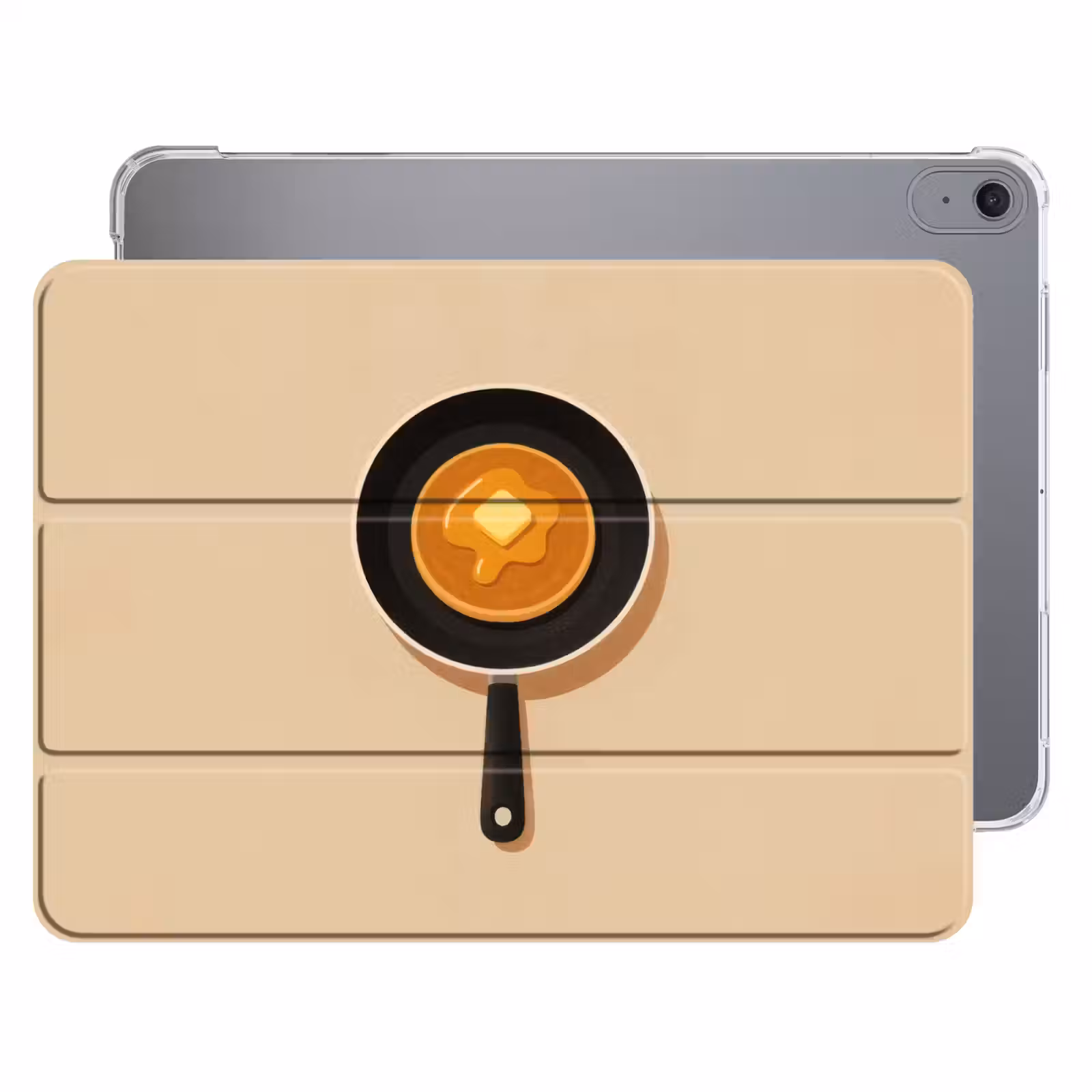 iPad hoes - Pannenkoek - Koekenpan - Boter - Minimalistisch — 1