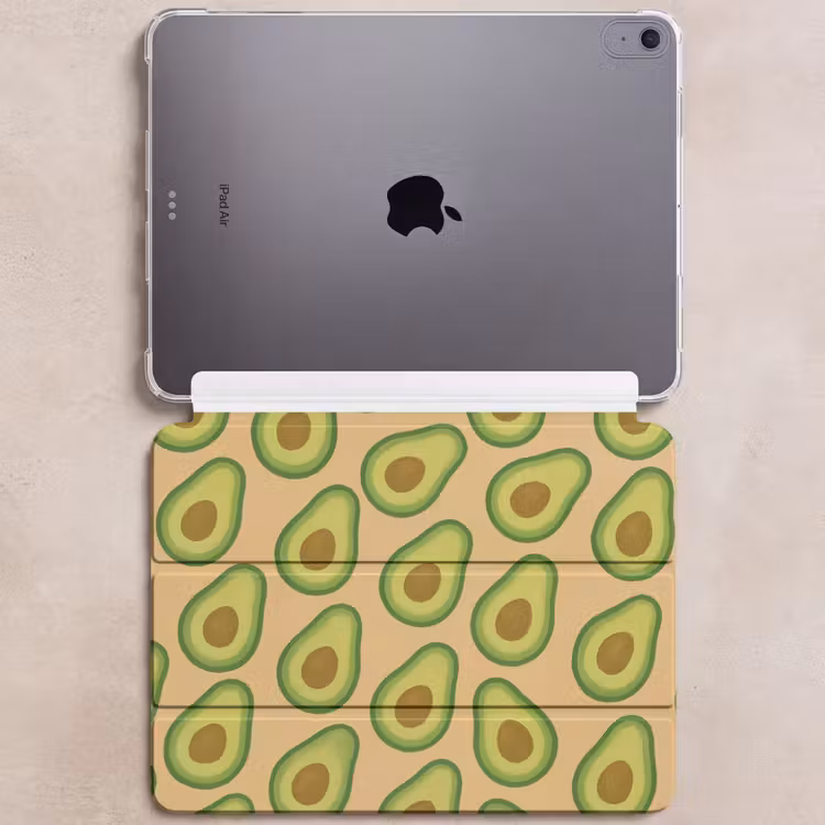 iPad hoes - Avocado - Patroon - Groen - Pit — 6