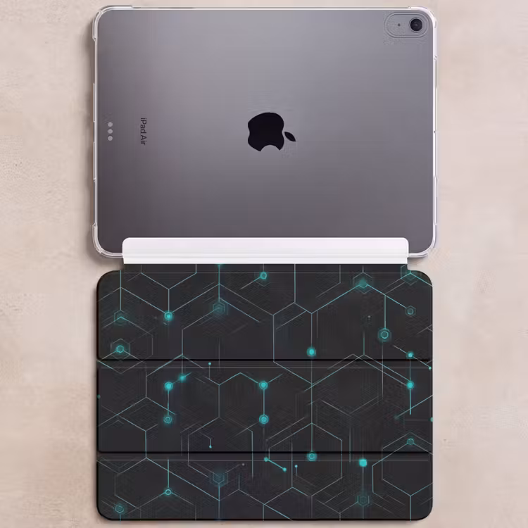 iPad hoes - Gaming - Netwerk - Blauw - Punten - Patroon — 6