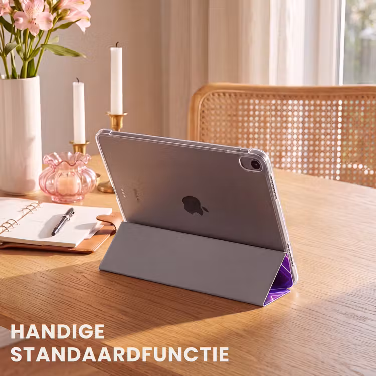 iPad hoes - Gaming - Ruiten - Neon - Paars — 3