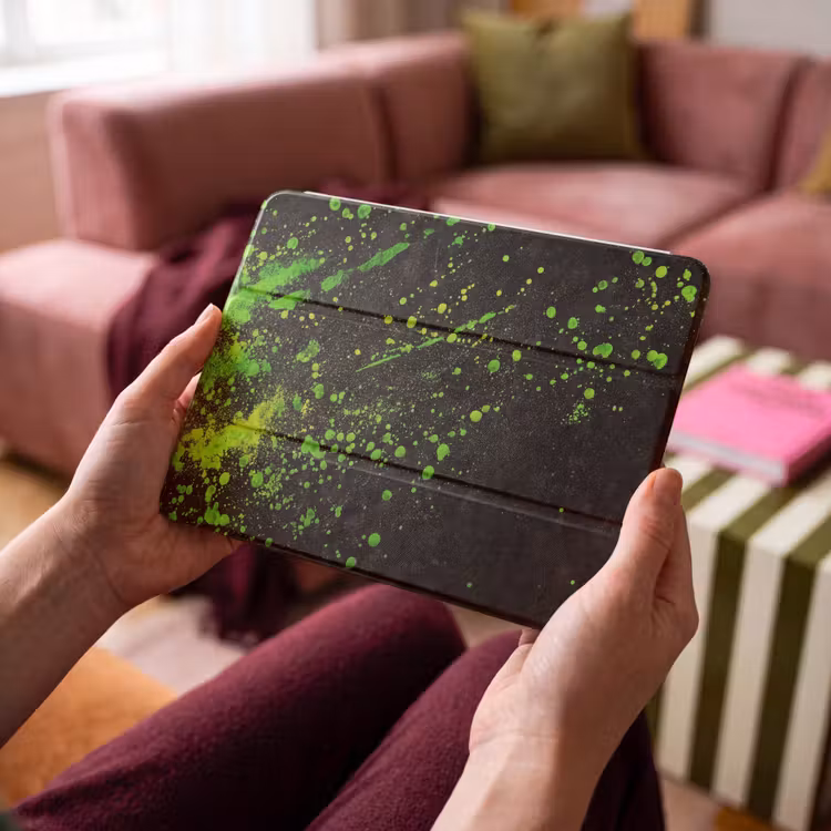 iPad hoes - Gaming - Spetters - Groen - Chaotisch - Groen — 4