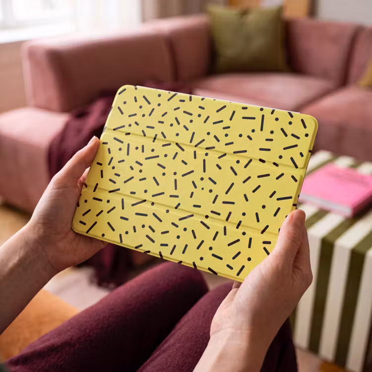 iPad hoes - Gaming - Stippen - Strepen - Geel — 4