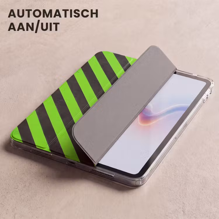 iPad hoes - Gaming - Strepen - Schuin - Groen — 5