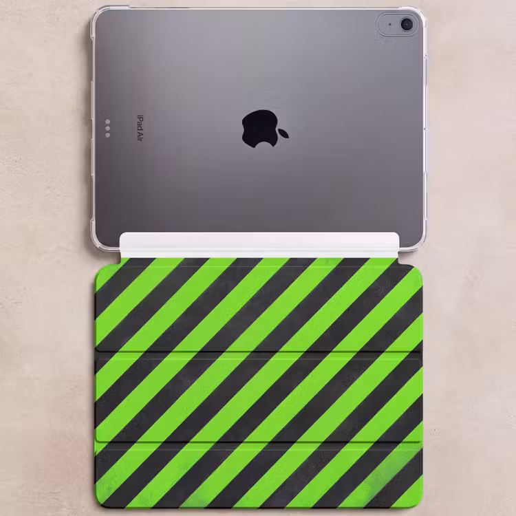 iPad hoes - Gaming - Strepen - Schuin - Groen — 6