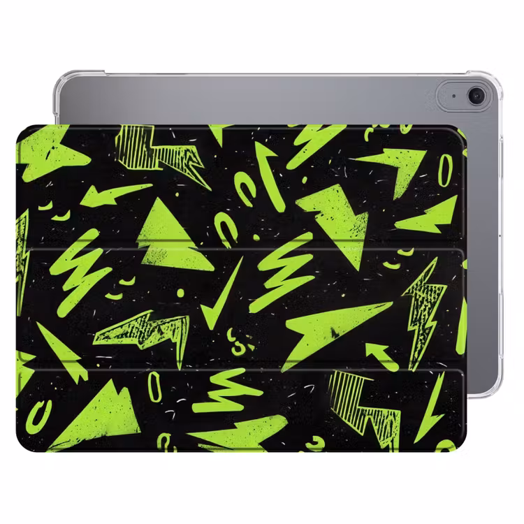 iPad hoes - Gaming - Vormen - Pijlen - Abstract - Zwart — 1