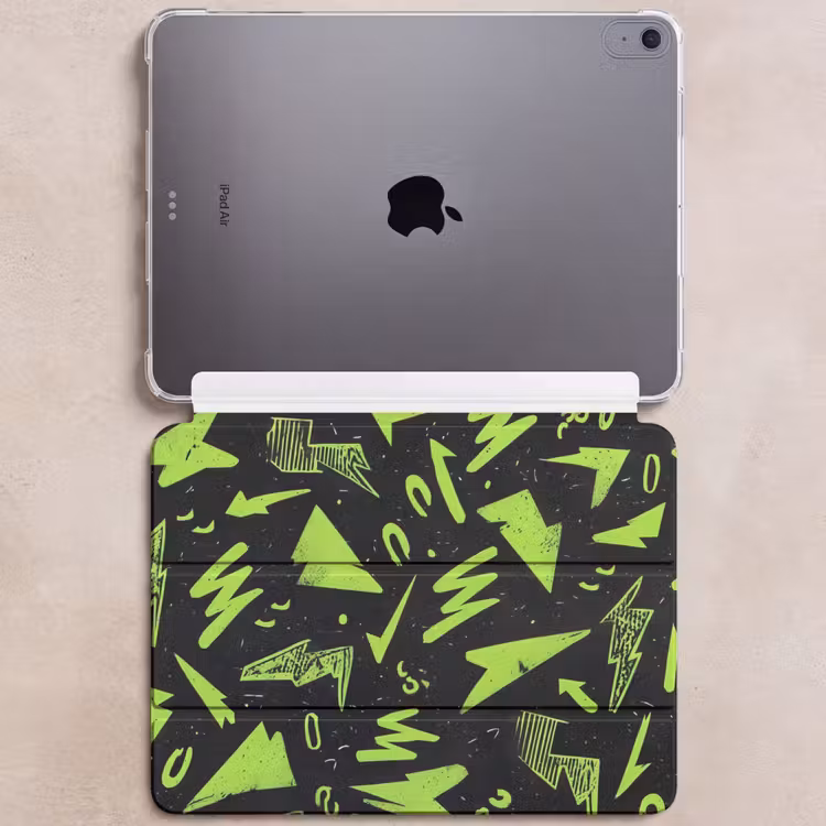 iPad hoes - Gaming - Vormen - Pijlen - Abstract - Zwart — 6