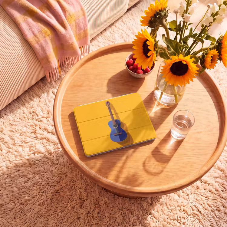 iPad hoes - Gitaar - Akoestisch - Minimalistisch - Geel — 2
