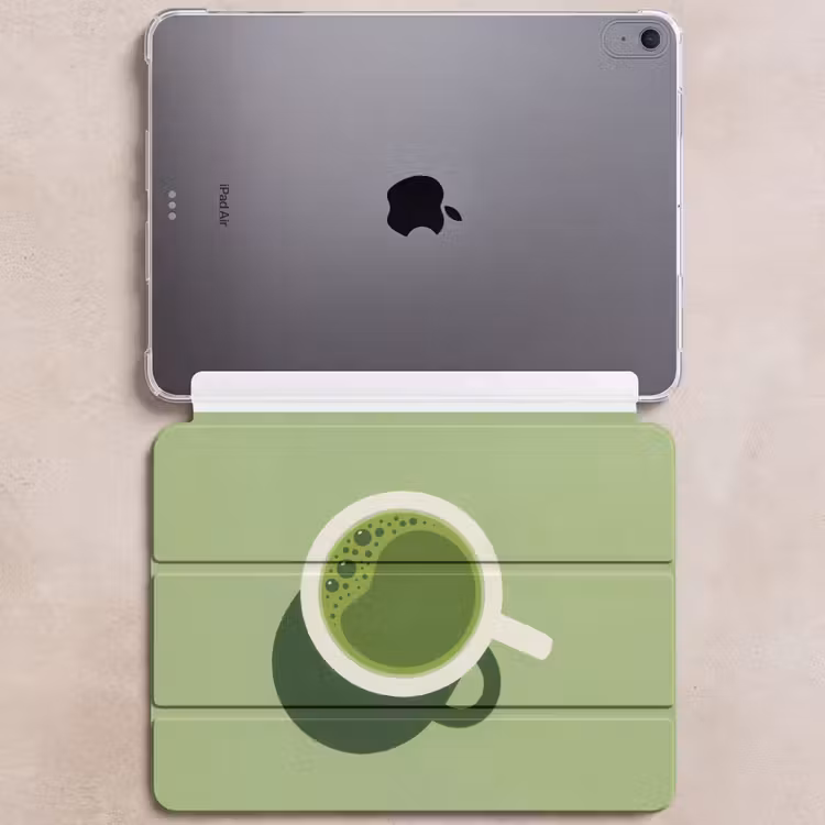 iPad hoes - Minimalistisch - Kopjes - Matcha -Groen — 6