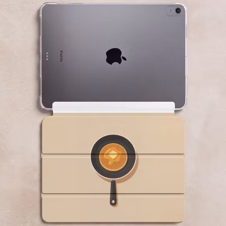 iPad hoes - Pannenkoek - Koekenpan - Boter - Minimalistisch — 6