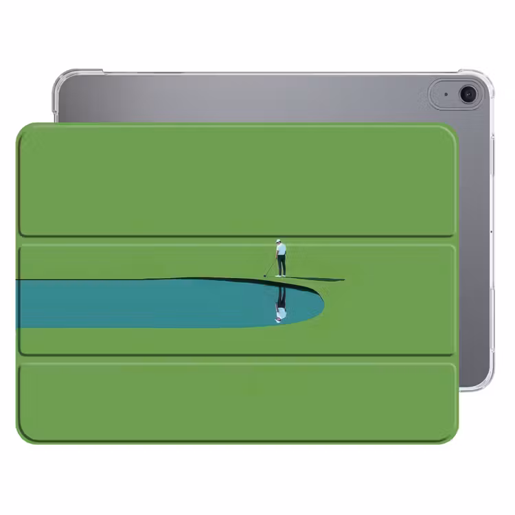 iPad hoes - Persoon - Golf - Water - Blauw — 1