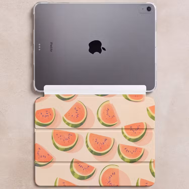 iPad hoes - Watermeloen - Schijfjes - Pitten - Rood — 6