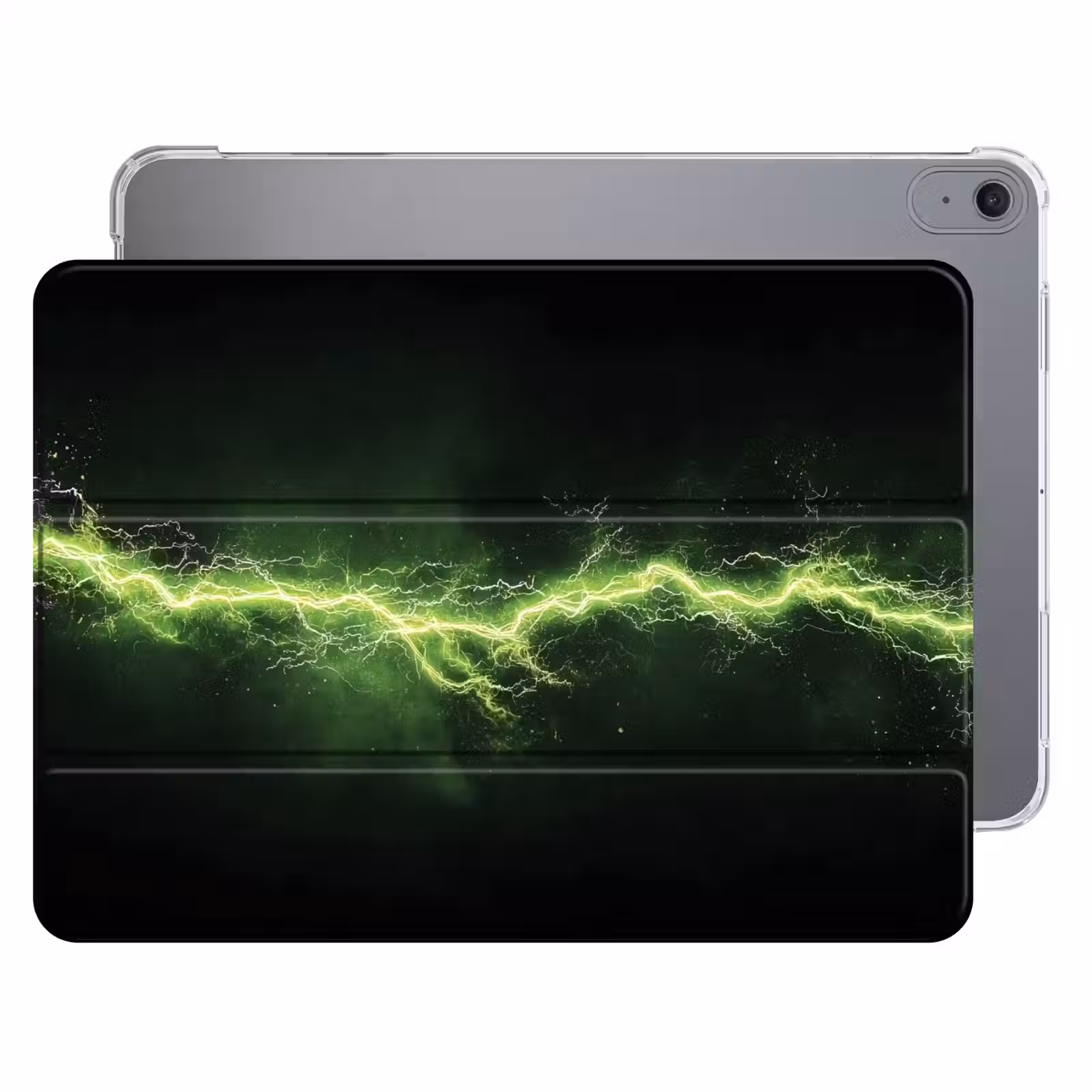 iPad hoes - Gaming - Elektriciteit - Lijn - Vonken - Groen — 1