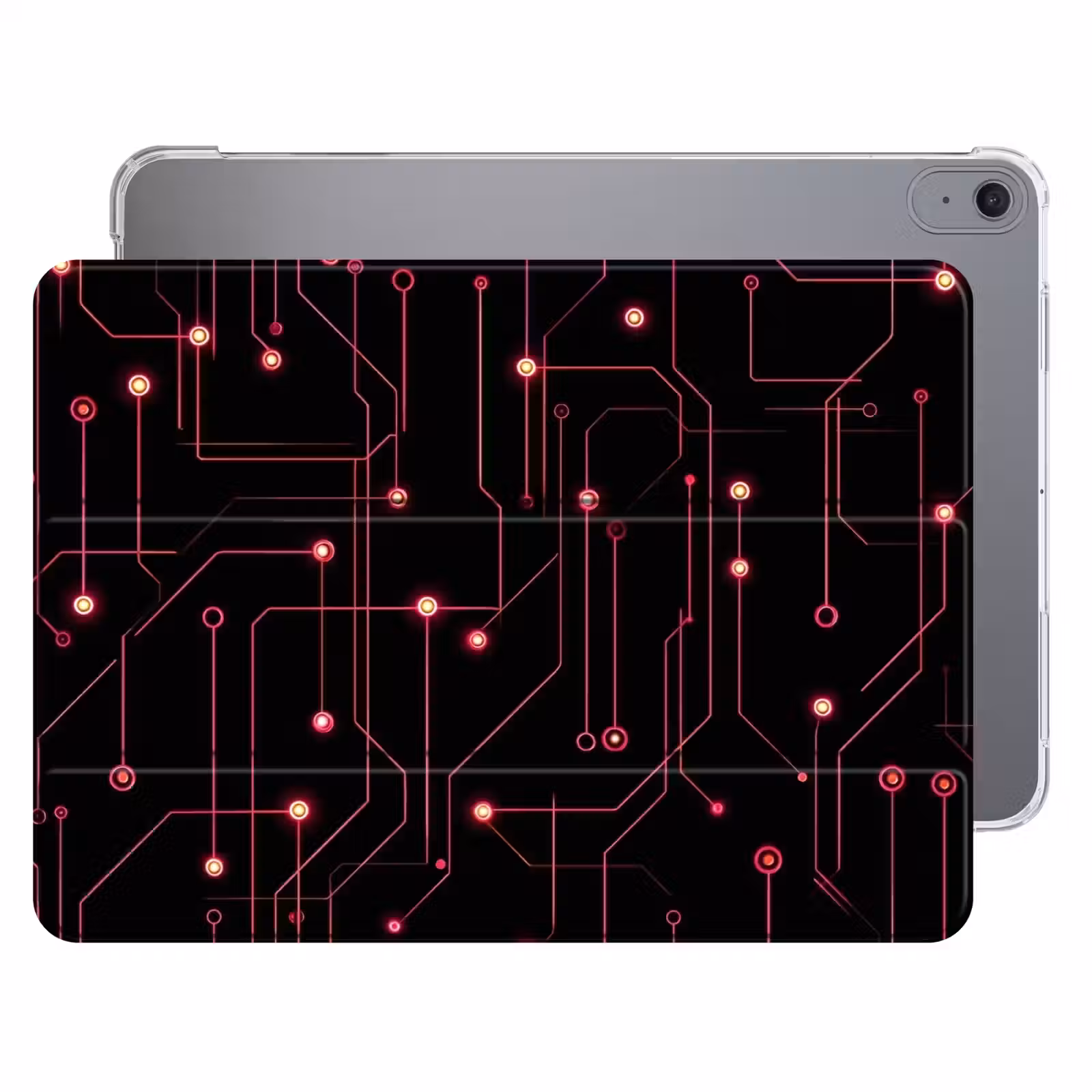 iPad hoes - Gaming - Lijnen - Netwerk - Stippen - Rood — 1