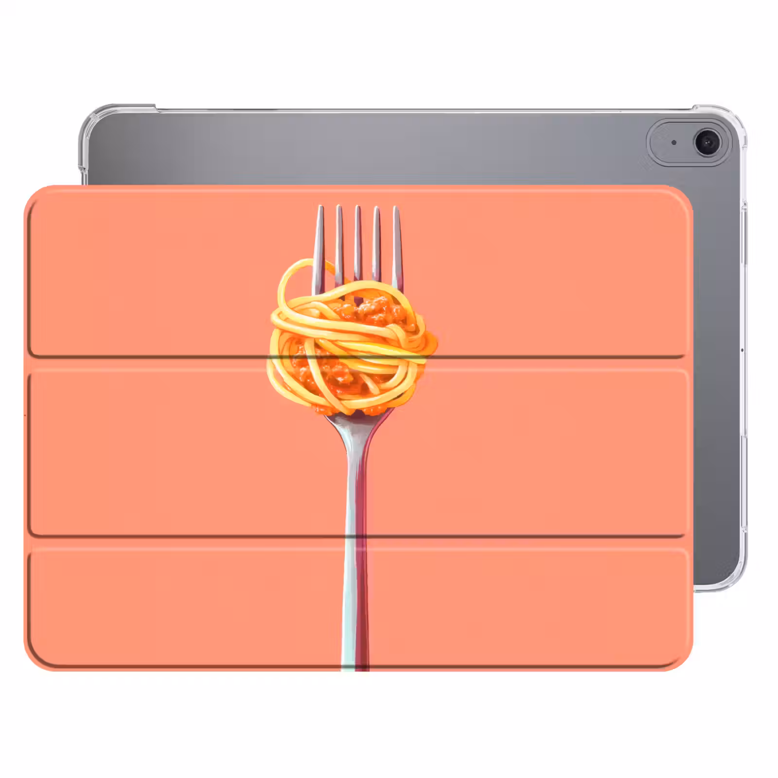 iPad hoes - Vork - Spaghetti - Artistiek - Roze — 1