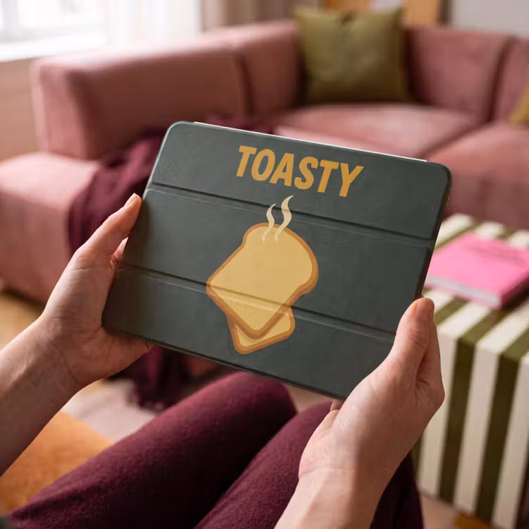 iPad hoes - Brood - Tosti - Groen - Minimalistisch — 4
