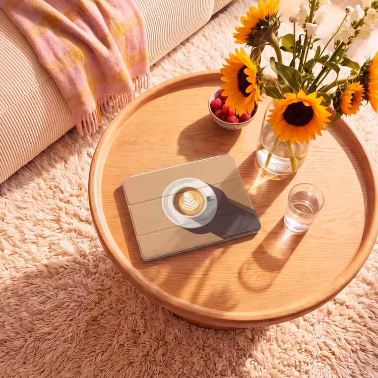 iPad hoes - Cappuccino - Kop - Schotel - Minimalitisch — 2