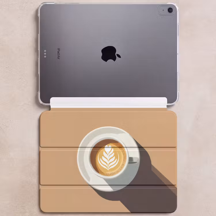 iPad hoes - Cappuccino - Kop - Schotel - Minimalitisch — 6