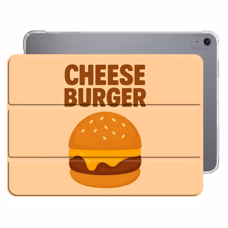 iPad hoes - Cheeseburger - Minimalistisch - Geel — 1