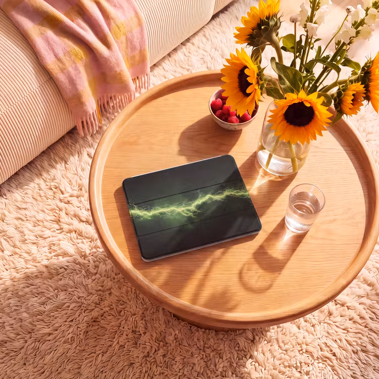 iPad hoes - Gaming - Elektriciteit - Lijn - Vonken - Groen — 2