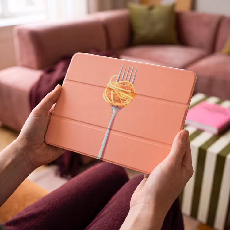 iPad hoes - Vork - Spaghetti - Artistiek - Roze — 4