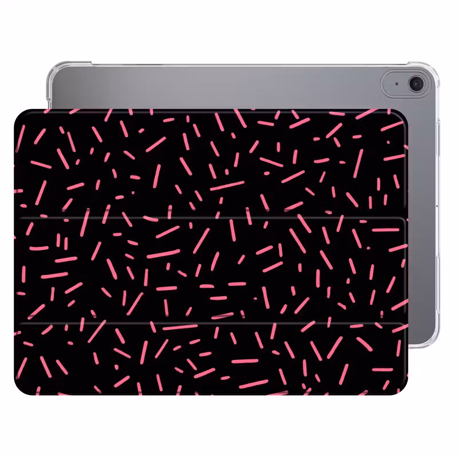 iPad hoes - Gaming - Streepjes - Roze - Abstract — 1