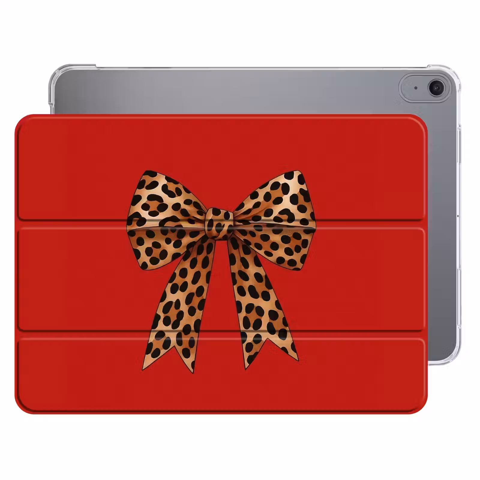 iPad hoes - Strik - Sierlijk - Panter - Rood — 1
