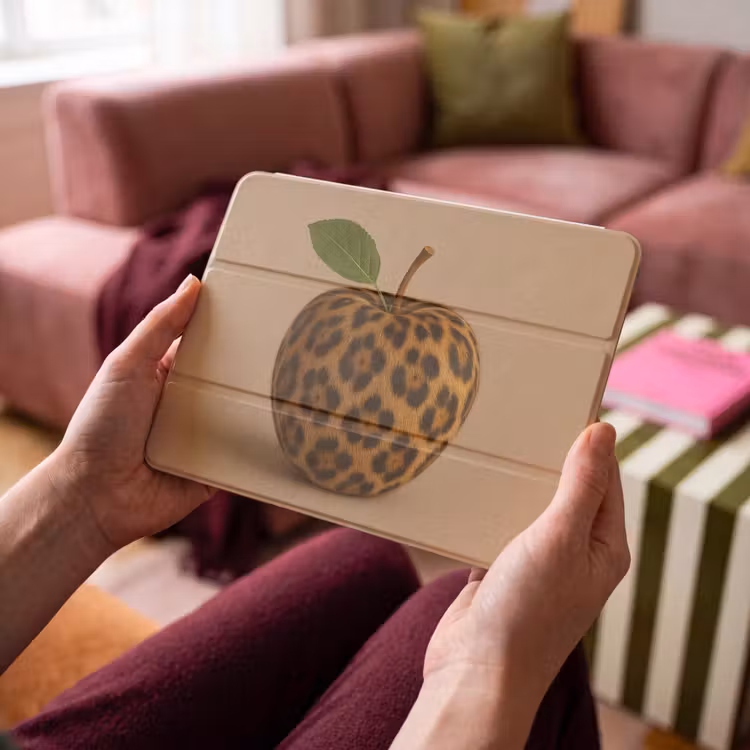 iPad hoes - Appel - Panter - Blaadje - Groen — 4