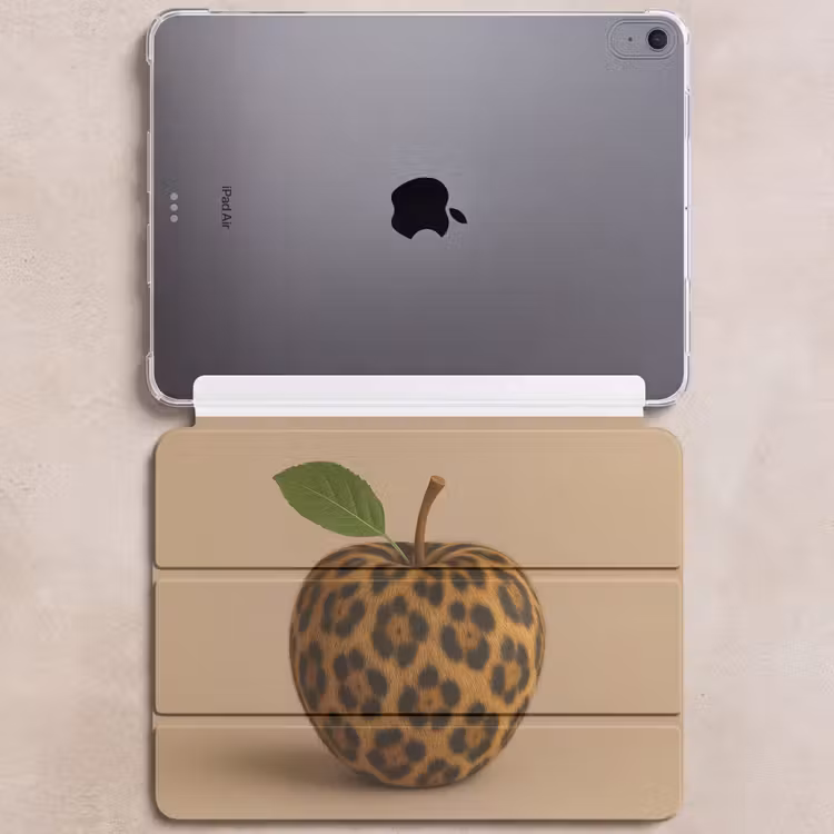 iPad hoes - Appel - Panter - Blaadje - Groen — 6