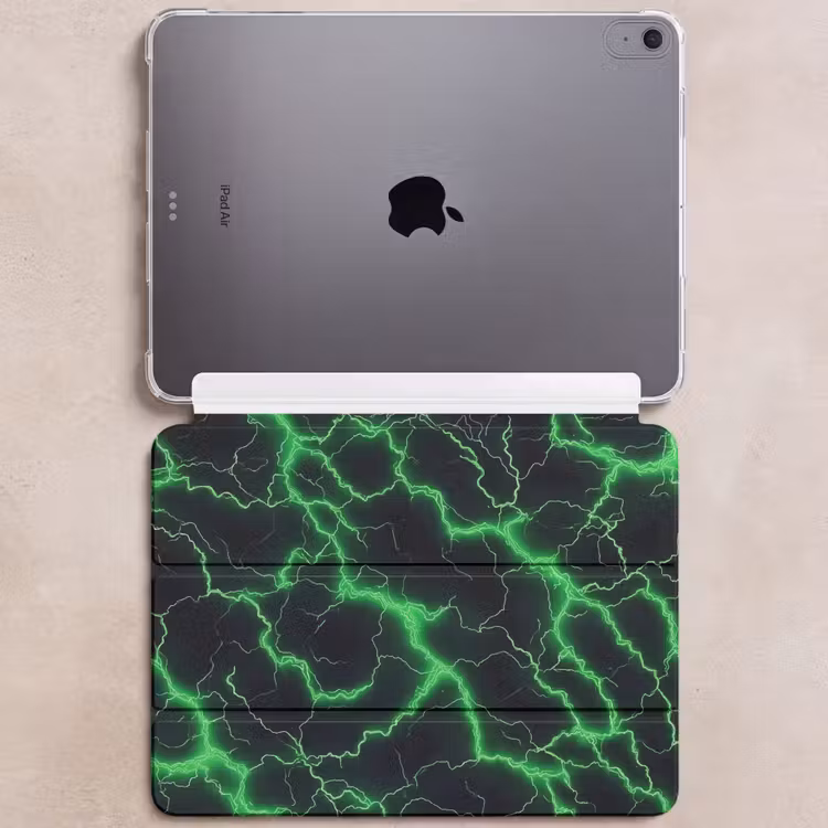 iPad hoes - Gaming - Bliksemflitsen - Groen - Energie — 6