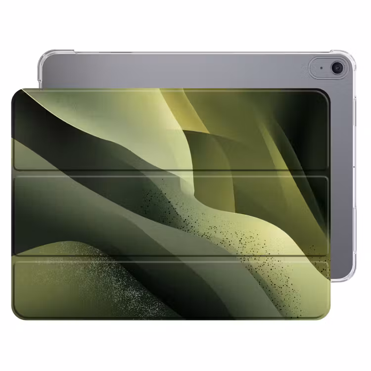 iPad hoes - Gaming - Golven - Abstract - Heuvels - Groen — 1