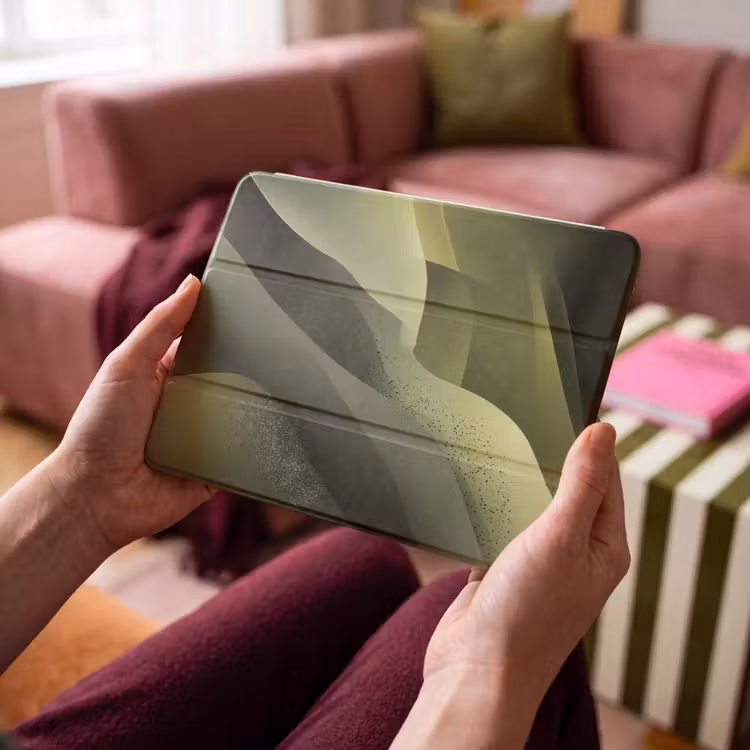 iPad hoes - Gaming - Golven - Abstract - Heuvels - Groen — 4