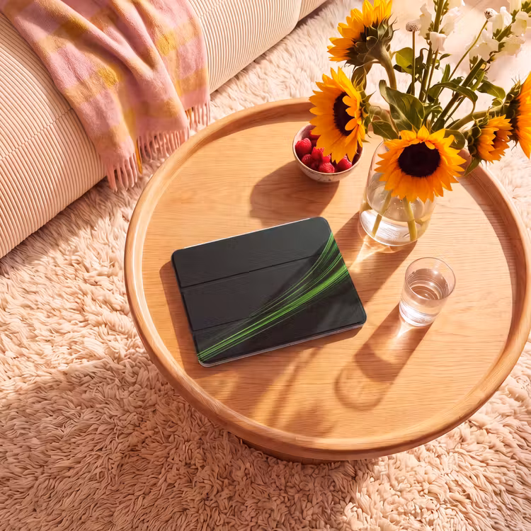 iPad hoes - Gaming - Lijnen - Boog - Groen — 2